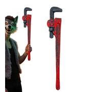 Huvqianu Halloween Wrench, Scary Fake Costume Prop, 20,87 × 3,54 × 1,18 pulgadas Lightweight PE, Haunted House Etage Cosplay Trick Toy for Adults Party Favor, Cosplay, Tricky Jump Scares, Gray