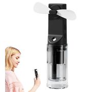 Huvqianu Handheld Misting Fan, Portable Water Mist Cooling Supplies, 1,57 x 1,57 in Personal Mister Small Fan, Perfect for Travel, Outdoor Activities, Hiking, Camping Adventures