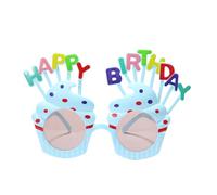 Huvqianu Happy Birthday Glasses, Fun Photo Props Sunglasses, 7.09x4.33in Novelty Party Favors for All Ages, Perfect Kids and Adults to Celebrate Special Ocasiones Together