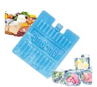 Huvqianu Ice Packs Lunch, Portable Crystal Box, 6.1x4.33in Freezer Cooling Blocks, Reusable Air Cooler, Authentic Freezers Blocks for Lunches Boxes, Fishing, Beach, Picnic, School, Travel