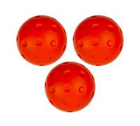 Huvqianu Indoor Pickleball Balls, Quiet Practice Pickleballs, 3 x 74 mm Soft Hollow Training Ball, 2.91 in Silent Warm Up Pickleball for Interior Outdoor Use, Yards, Lawns, Gimnasios, Patios