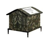 Huvqianu Insulated Outdoor Cat House - Winter Thermal Pet Shelter, Waterproof and Insulated Pet House for Patio, Garden, Balcony, Camping, Beach, Apartment, Travel, Outdoor Cats and Small Pets