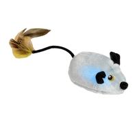 Huvqianu Interactive Cat Toy Mice, Automatic Electric LED Sound Mice Toy, 12,99 in Chasing Ejercise Game with Tail, Recargable Fun for Kitten Boredom and Playtime