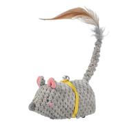 Huvqianu Interactive Cat Toy Mice, Kitten Ejerciser, Fun Playtime Training Game, Smart Automatic Moving, Motion Activated Recargable, Pet Activity Toy for Indoor Cat, 2,36 x 5,12 pulgadas