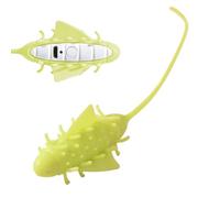 Huvqianu Juguetes Estimulantes para Gatos - Juguete Electrónico Recargable - Juego de Persecución para Gatitos - Ejercicio, Estimulación Mental, Simulación de Caza, de la Dentición, para Uso