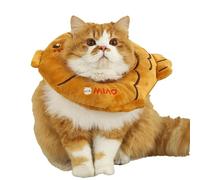 Huvqianu Kitten Protective Collar, Cat Recovery Collar for Wound, Plush Recovery Collars for Cats, Soft Cone for Small Cats, Protective Collars for Kittens, Size Small, Medium, 1pc