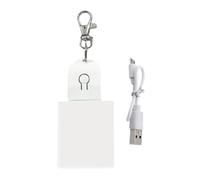 Huvqianu Led Purse Light, Compact Hanging Flashlight, Interactive Clip on Portable Night Lamp for Camping, Hiking, Fishing, Bedside, Walking in Low Light 3,74 x 1,77 pulgadas