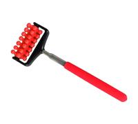 Huvqianu Masajeador de rodillo telescópico, masajeador de rodillo ajustable, rodillo de masaje extensible, masajeador de rodillo corporal, herramienta de masaje telescópica, masajeador con mango