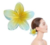 Huvqianu - Pasadores de flores para cabello grueso, diseño de flor hawaiano | Accesorios para peluquería verano playa regalo para niña amiga hermana esposa