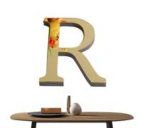 Huvqianu Pegatinas de pared con letras | Calcomanías de pared autoadhesivas con 3D | Letra de pegatinas de de espejo, signo de letra de decoración del hogar, calcomanía de arte para decoración