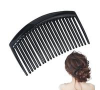 Huvqianu Peines laterales franceses para mujer, peine de pelo giratorio, pinzas de 23 dientes, horquillas para el pelo para boda, peinado, dama de, mujeres