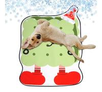 Huvqianu Pet Cooling Pad, Waterproof Iced Silk Cat Bed Mat, 20.23 Inches Lightweight and Portable Design, Cooling Mattress for Small Animals, Indoor Puppy Kitten Travel Use in Hot Weather