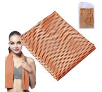 Huvqianu Portable Cooling Towel, Ice Cold Sweat Cloth, 11,81 x 39,37 in Quick-Dry Fabric, Instant Chill Technology, Reutilizable Colds Towels for Gym Running Hiking Outdoor Sports Yoga Fitness