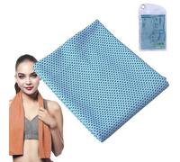 Huvqianu Portable Cooling Towel, Ice Cold Sweat Cloth, 11,81 x 39,37 in Quick-Dry Fabric, Instant Chill Technology, Reutilizable Colds Towels for Gym Running Hiking Outdoor Sports Yoga Fitness