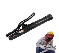 Huvqianu - Portaelectrodos para soldadura con arco - Pinza de mazo para estación de soldadura, pinza ergonómica portátil para construcción, reparación de automóviles, fabricación metálica y