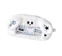 Huvqianu Puppy Style Pen Case, Large Capacity Brush Organizer, Color White Compact Design, Multi-Use Organizer, 1 unidad, Transparente Window Pencil Pouch for School Home Travel, multicolor, Se