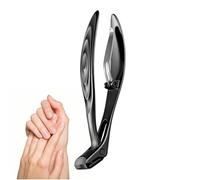 Huvqianu Recortador de uñas para personas | Herramienta de cuidado con ancha - Cortador de uñas de pie de acero inoxidable a prueba de salpicaduras,Para hombres, mujeres, familia, padres, hogar,