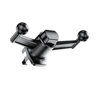 Huvqianu - Soporte para teléfono para coche, soporte doble de bolas, soporte para salpicadero, 2,75 x 5,1 en Sturdy Air Vent Mount, Cellphone Stand Accessory for Secure, Adjustable Viewing