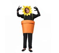 Huvqianu Sunflower - Traje, flor Bonsai Outfit, 62,99-78,74 in Adults Funny Disfraces, Lightweight Comfortable Fit, Eye-Catching Design for Halloween, mascarada,
