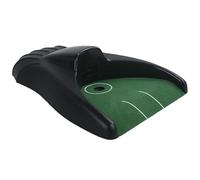 Huvqianu Taza de golf | Portátil ajustable automática - Máquina de entrenamiento de copas verdes | para principiantes, jóvenes, adultos, papá, golfista, práctica, desarrollo de habilidades, alineación