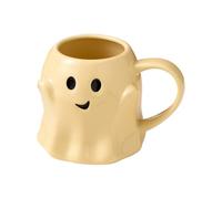 Huvqianu Taza De Halloween | Tazas de Fantasmas Divertidos Cerámica 15 Onzas,Tazas De Té Para Cocina Rutina Diaria Noche De Juegos Universitarios Reuniones De Club De Lectura Fiesta Hogar Habitación