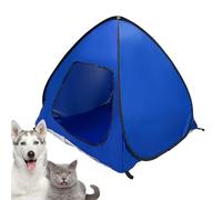 Huvqianu - Tienda para gatos de acampada, refugio para mascotas portátil y plegable | Tienda D para gatos y perros para césped, jardín, camping Pique Nique Patio trasero