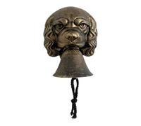 Huvqianu Timbre Rústico para Puerta,Campana Bienvenida Rústica Forma Perro - Timbre Decorativo | Puerta Principal, Porche, Jardín, Patio, Entrada, Granja, Casa Rural, Cabaña, Rancho, Finca