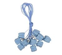 Huvqianu Tooth Keepsake Box - 10 Pieces Teeth Shape Holder, Cute Baby Tooth Storage Case for Child Toddler Boy Girl, Memory Collection Organizer for Home Travel Nursery or School Preservation