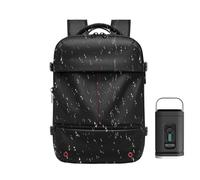 Huvqianu Vacuum Backpack Travel, 48l Expandable Compression Bag, Waterproof Space Saver Backpack, Built-In Valve Design, Lightweight Gear Organizer For Camping, Adventure, 16.5×11.8×5.9in