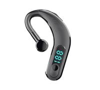 Huvqianu Wireless Earbuds Over Ear, Noise Canceling Headphones, 3,78 x 3,39 in Sweatproof Headset with Earhooks and LED Display, Deep Bass Sound, Long Playtime for Sports, Active Lifestyles