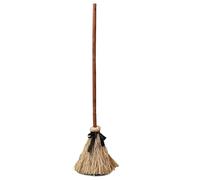 Huvqianu Witch Broom Decor, Floating Broom Light, 9.84x43.31in Motion Sensor Brooms, Spooky Sound Effects, Garden Halloween Decorations for Hallway, Yard, Fiesta, Entryway, Patio