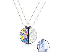 HUVZOR 1 par Collar Letra Cosplay Accesorio Colgante Unisex Fans Personalidad Para Hombre Y Mujer Collar Gótico Lolita Decoración Halloween, Con bolsa de almacenamiento