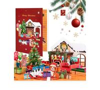 HUVZOR 1 Pieza Postales Navidad 3d,3 Pcs Pop Up Tarjeta Navidad Originales 3d Tarjetas de Felicitación Navidad para Niños y Adultos Envían Sus Christmas Bendiciones