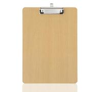 HUVZOR 1 portapapeles de madera A5 con clip. Ideal para notas diarias, organizar recibos y listas de tareas pendientes.