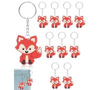 HUVZOR 10 mini llaveros de silicona porta llaves, gadgets cumpleaños niños, regalos de fin de fiesta cumpleaños, para Navidad, fiestas infantiles