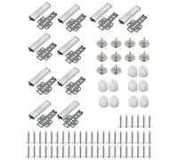 HUVZOR 10 piezas Push Open Cierre Pulsador Puerta Push to Open Pestillos con imán incorporado Resistente al óxido para armarios puertas aparadores muebles cajones puertas(02)