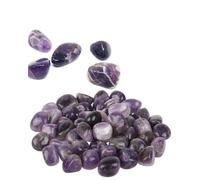 HUVZOR 100 gramos Amatista Juego de Piedras y Cristales Curativos, Chakra Stones Set, Healing Crystals Chakra Stones Set, para Meditación, Equilibrio de Chakras, Terapia de Cristal