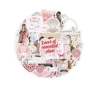 HUVZOR 100 pegatinas Pegatinas para álbumes de recortes, pegatinas estéticas, pegatinas vintage para scrapbooking DIY, álbumes de recortes, decoraciones de cuadernos, rosas