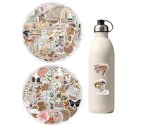 HUVZOR 120 piezas Pegatinas Aesthetic, Stickers Aesthetic para álbumes de Recortes, Impermeable Pegatinas Vinilo Vintage para DIY, Coche, Moto, Scrapbooking, Ordenador Portátil etc