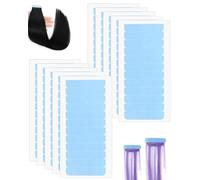 HUVZOR 120pcs Cinta Adhesiva para el Cabello, Cinta Adhesiva de Extensión de Pelo, Adhesivo Tape para Extensiones Cabello y Trama Cabello, Invisible Doble Cara Cinta Repuesto Peluca Impermeable