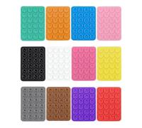 HUVZOR 12pcs ventosas de Silicona para Todos los Modelos de teléfonos móviles,ventosa movil,Soportes de teléfonos móviles Antideslizantes para Selfies y Videos