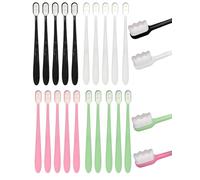 HUVZOR 20 PCS Cepillos de Dientes Extra Suave,Adult Extra Soft Toothbrush with 10000 Soft Bristles Cepillos de Dientes Manuales Suaves de Micro Nano para Dientes Frágiles Recesión de Encías Bucales