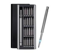 HUVZOR 25 en 1 Juego de Destornilladores de Precisión, Kit de Herramientas Portátil Magnético con Puntas Triwing Y00, P2/P5, Torx, para iPhone, MacBook, Switch, PS5, Xbox, PC, Laptop, Cámara, Gafas