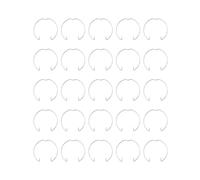 HUVZOR 25PCS de anillos resorte retención Cierre, MR16 Lámpara Retención Clip De Resorte, Clip De Resorte De Retención De Lámpara para Bombillas Focos Empotrados Halógenas