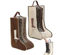 HUVZOR 2Pcs bolsas para botas de equitación para guardar botas, Portátil bolsa de viaje con asa superior, bolsa para zapatos de viaje, botas de equitación para mujer, bolsa para botas de esquí
