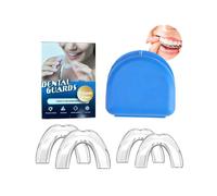 HUVZOR 【4 Pack】Automolding Night Guard for Teeth Grinding, 2 Sizes, Custom Fit Dental Mouth Guard for Bruxism - Comfortable & Reusable Bite Protection for Sleep, Sports, and TMJ Relief