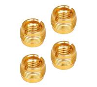 HUVZOR 4Pcs Adaptador de Tornillo de Micrófono, 3/8" Hembra a 5/8" Pulgadas Macho Adaptador, Adaptador de Soporte de Micrófono, Accesorios para Clips de Micrófono