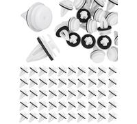 HUVZOR 60 Piezas Grapas Coche Paneles de Puerta, Clips de Panel de Automóvil de Plástico, Coches Clips Remache, Clips de Sujeción para Automóviles Guardabarros de Puertas Interiores