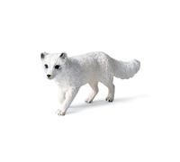 HUVZOR Modelo en miniatura de zorro ártico, animales de juguete, Figura Animal Realista, Juguete de Zoo, Regalo Ideal para niños y niñas, decoración para cumpleaños, Desde 3 años