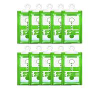 HUVZOR Set de 10 bolsas deshumidificadoras, bolsas deshumidificadoras para colgar, absorbentes de humedad, agentes que absorben la humedad para armarios y alacenas